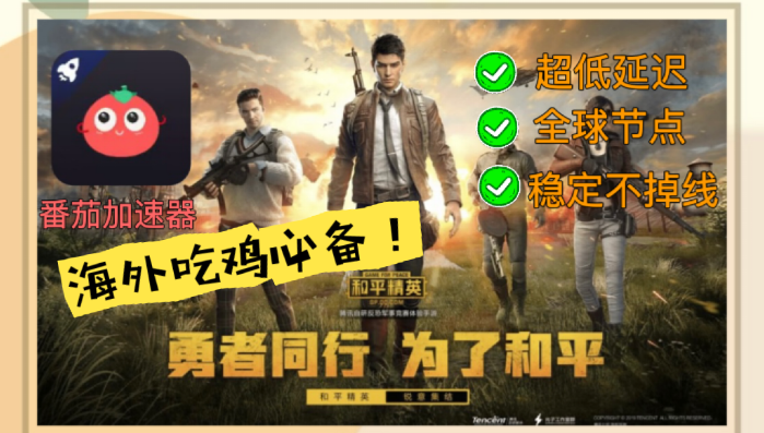 在国外玩和平精英用什么加速器?教程